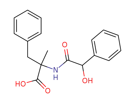 2-(2-Hydroxy-2-phenyl-acetylamino)-2-methyl-3-phenyl-propionic acid