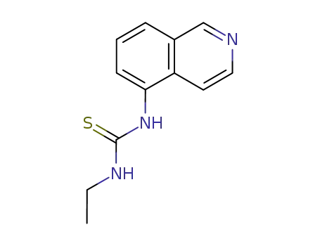 Molecular Structure of 140192-80-9 (Thiourea, N-ethyl-N'-5-isoquinolinyl-)