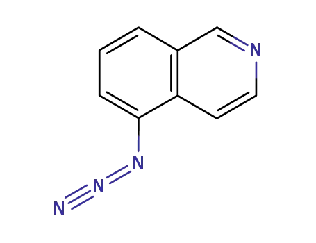 Molecular Structure of 43101-10-6 (Isoquinoline, 5-azido- (9CI))
