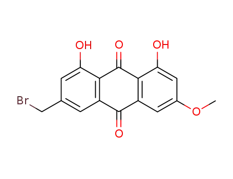 3-Bromomethyl-1,8-dihydroxy-6-methoxy-9,10-anthraquinone