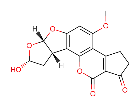 Molecular Structure of 17878-54-5 (AFLATOXIN B2A)