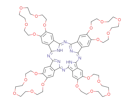 tetra(15-crown-5)ed phthalocyanine
