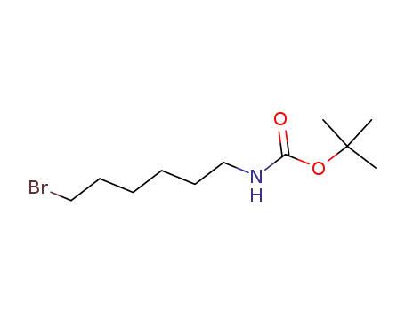 Molecular Structure of 142356-33-0 (6-(BOC-AMINO)-HEXYL BROMIDE)