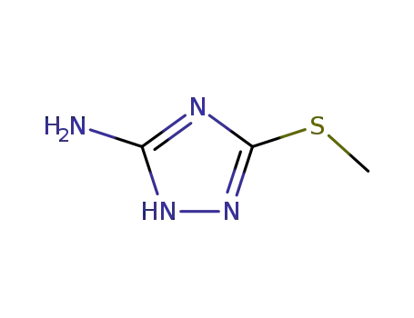 Molecular Structure of 45534-08-5 (3-AMINO-5-METHYLTHIO-1H-1,2,4-TRIAZOLE)