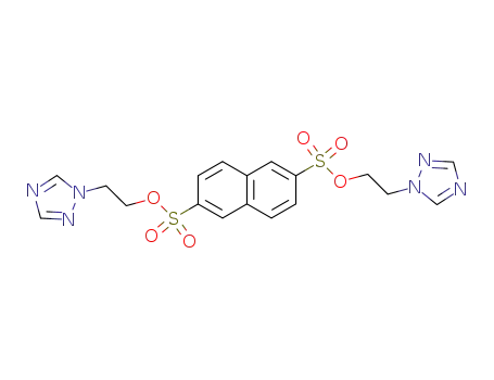 Naphthalene-2,6-disulfonic acid bis-(2-[1,2,4]triazol-1-yl-ethyl) ester