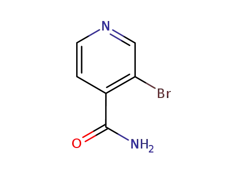 Molecular Structure of 13958-99-1 (3-Bromopyridine-4-carboxamide)