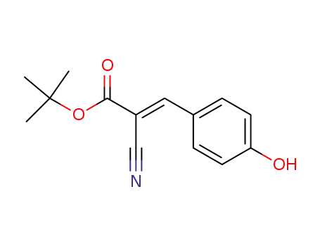 (E)-tert-butyl 2-cyano-3-(4-hydroxyphenyl)acrylate