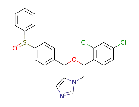 α-(2,4-dichlorophenyl)-β,N-imidazolylethyl 4-benzenesulfinylbenzyl ether