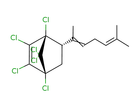 (1S,4R,5S)-1,2,3,4,7,7-Hexachloro-5-((E)-1,5-dimethyl-hexa-1,4-dienyl)-bicyclo[2.2.1]hept-2-ene