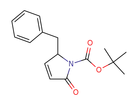 (+/-)-5-benzyl-1-(tert-butoxycarbonyl)-2,5-dihydropyrrol-2-one