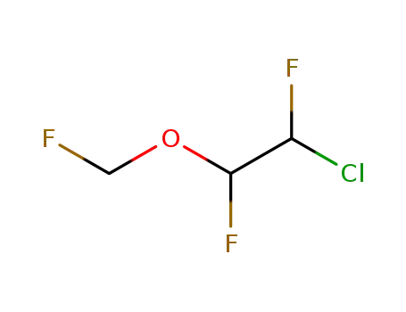 2-Chloro-1,2-difluoroethyl fluoromethyl ether
