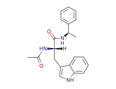 (S)-2-Acetylamino-3-(1H-indol-3-yl)-N-((R)-1-phenyl-ethyl)-propionamide