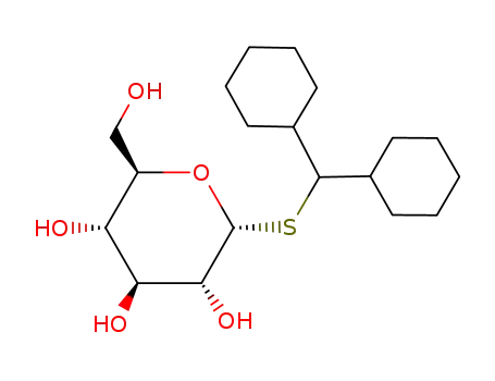 (2R,3R,4S,5S,6R)-2-Dicyclohexylmethylsulfanyl-6-hydroxymethyl-tetrahydro-pyran-3,4,5-triol