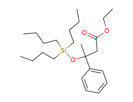 3-phenyl-3-tributylsilanyloxy-butyric acid ethyl ester