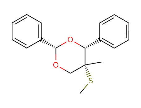 (2S,4R,5R)-5-Methyl-5-methylsulfanyl-2,4-diphenyl-[1,3]dioxane