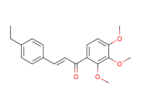 (E)-3-(4-Ethyl-phenyl)-1-(2,3,4-trimethoxy-phenyl)-propenone