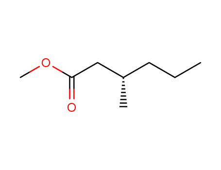 Hexanoic acid, 3-methyl-, methyl ester, (S)-