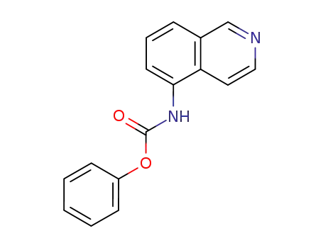 (isoquinolin-5-yl)carbamic acid phenyl ester