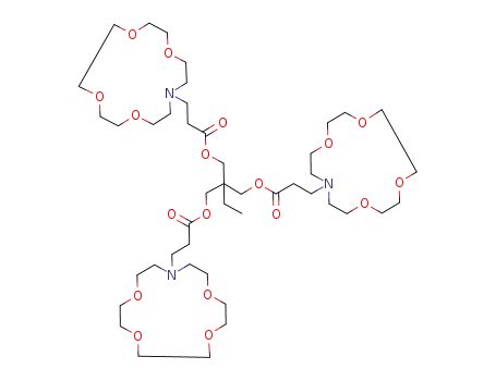 3-(1,4,7,10-tetraoxa-13-aza-cyclopentadec-13-yl)-propionic acid 2,2-bis-(3-1,4,7,10-tetraoxa-13-aza-cyclopentadec-13-yl-propionyloxymethyl)-butyl ester