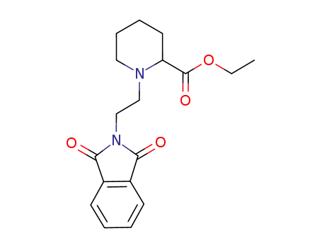 2-Piperidinecarboxylic acid,
1-[2-(1,3-dihydro-1,3-dioxo-2H-isoindol-2-yl)ethyl]-, ethyl ester