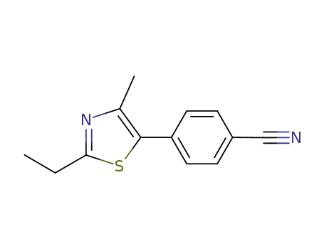 4-(2-ethyl-4-methylthiazol-5-yl)benzonitrile