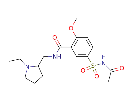 5-Acetylsulfamoyl-N-(1-ethyl-pyrrolidin-2-ylmethyl)-2-methoxy-benzamide