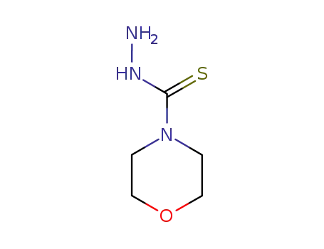Molecular Structure of 6499-15-6 (4-Morpholinethiocarbonylhydrazide)