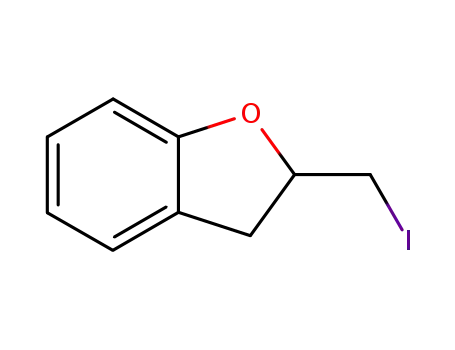 Molecular Structure of 59152-49-7 (2,3-Dihydro-2-(iodoMethyl)benzofuran)