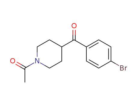 1-(4-(4-bromobenzoyl)piperidin-1-yl)ethanone
