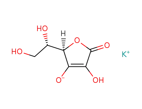 Molecular Structure of 15421-15-5 (Potassium L-ascorbate)