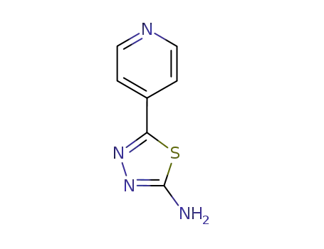 Molecular Structure of 2002-04-2 (2-AMINO-5-(4-PYRIDINYL)-1,3,4-THIADIAZO&)