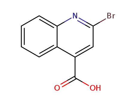 Molecular Structure of 15733-87-6 (2-BROMOQUINOLINE-4-CARBOXYLIC ACID)