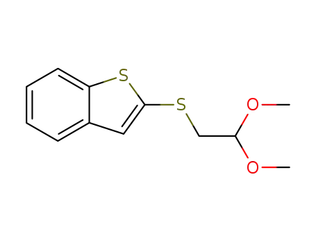 benzo[b]thiophen-2-ylmercapto-acetaldehyde-dimethylacetal