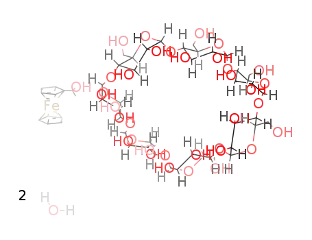 α-hydroxyethylferrocene*β-cyclodextrin*2H2O