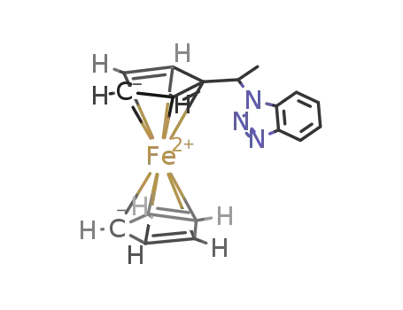 1-N-(1-ferrocenyl-1-methyl)ethylbenzotriazole