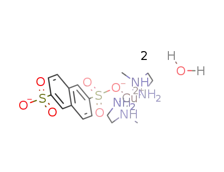 bis(N-methylethylenediamine)copper(II) 2,6-naphthalenedisulfonate dihydrate