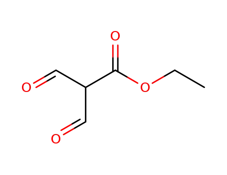 Molecular Structure of 80370-42-9 (Propanoicacid,2-formyl-3-oxo-,ethylester)