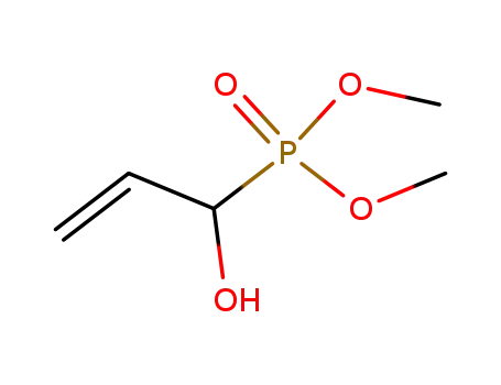 Molecular Structure of 6329-53-9 (dimethyl (1-hydroxyprop-2-en-1-yl)phosphonate)