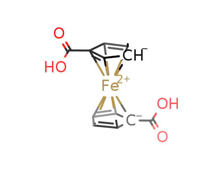 Molecular Structure of 1293-87-4 (1,1'-FERROCENEDICARBOXYLIC ACID)