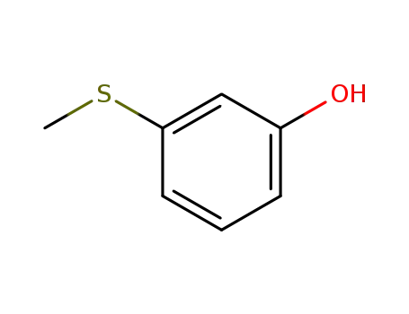 Molecular Structure of 3463-03-4 (3-(methylsulfanyl)benzenol)