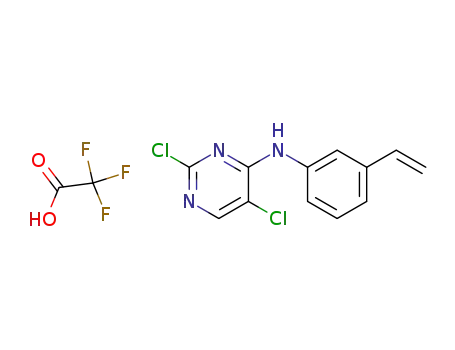 2,5-dichloro-N-(3-vinylphenyl)pyrimidin-4-amine trifluoroacetate