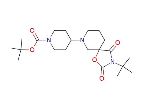 tert-butyl 4-(3-tert-butyl-2,4-dioxo-1-oxa-3,7-diazaspiro[4.5]dec-7-yl)piperidine-1-carboxylate