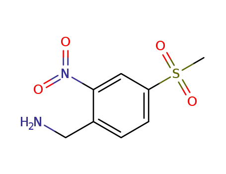 4-(methylsulfonyl)-2-nitrobenzylamine