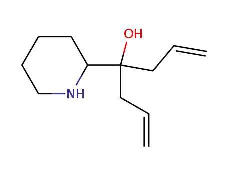 4-(piperidine-2-yl)-hepta-1,6-dien-4-ol