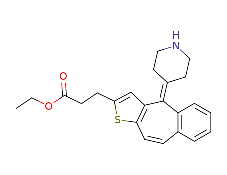Ethyl 3-(4-piperidin-4-ylidene-4H-1-thiabenzo[f]azulen-2-yl)propionate
