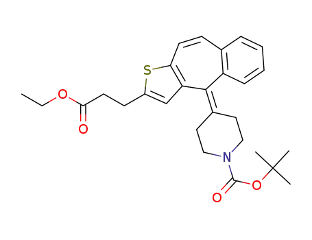 ethyl 3-[4-(1-tert-butoxy-carbonylpiperidin-4-ylidene)-4H-1-thiabenzo[f]azulen-2-yl]-propionate