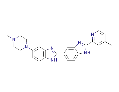 4-methyl-2-(5'-(5''-(4'''-methylpiperazin-1'''-yl)benzimidazol-2''-yl)benzimidazol-2'-yl)pyridine