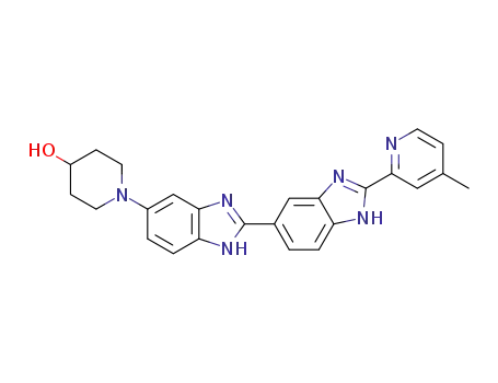 2-(5'-(5''-(4'''-hydroxypiperidin-1'''-yl)benzimidazol-2''-yl)benzimidazol-2'-yl)-4-methylpyridine