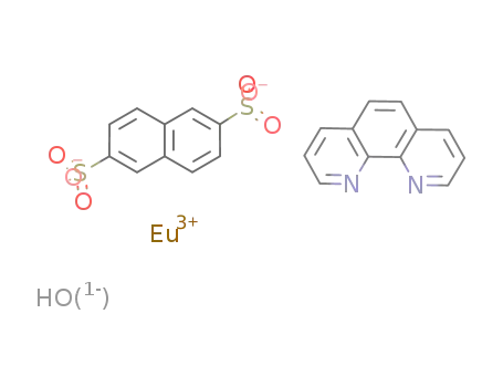 Eu(1,10-phenanthroline)(2,6-naphthalenedisulfonate)(OH)
