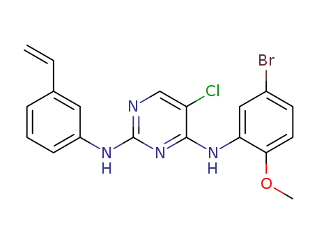 N4-(5-bromo-2-methoxyphenyl)-5-chloro-N2-(3-vinylphenyl)pyrimidine-2,4-diamine